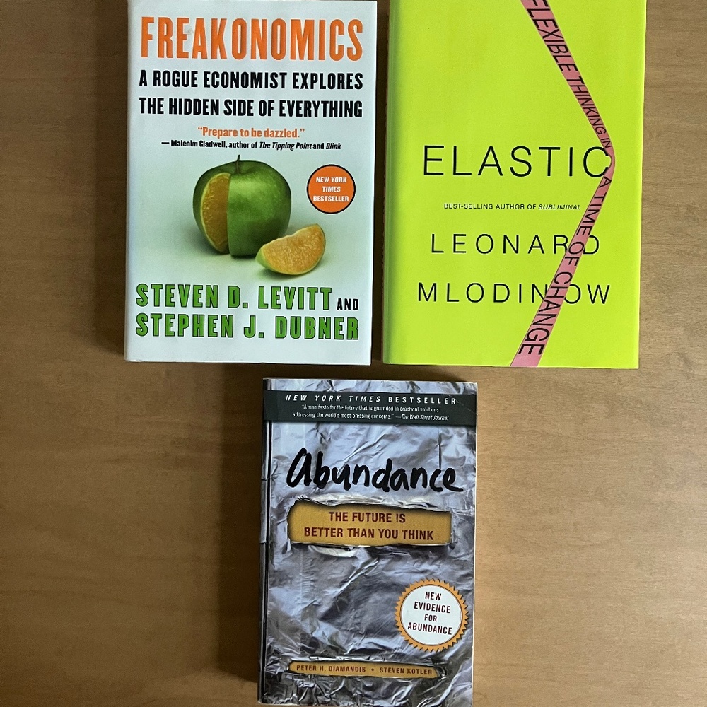 Thought-Provoking Books x 3